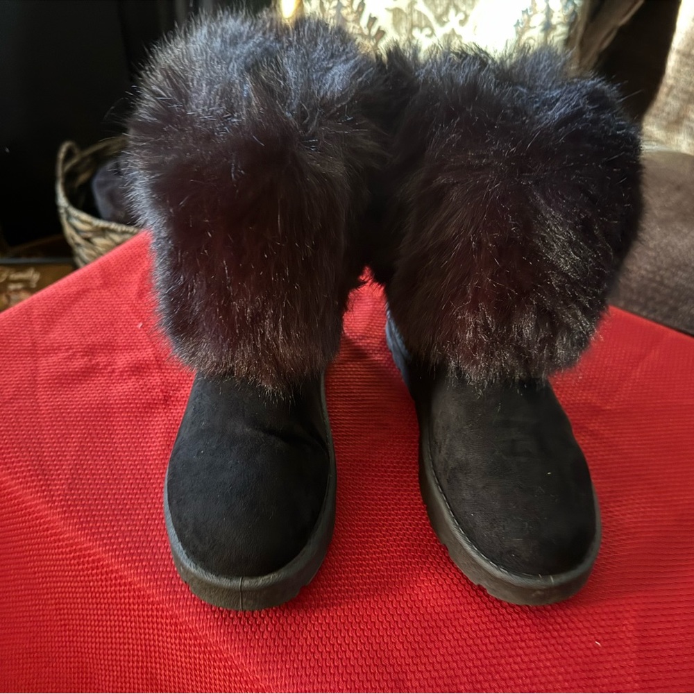 Brand new stylish boots, black size 8.5